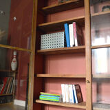 Wood and terracotta showcase