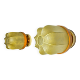 Paire d'appliques "cocoon", Italie, 1970