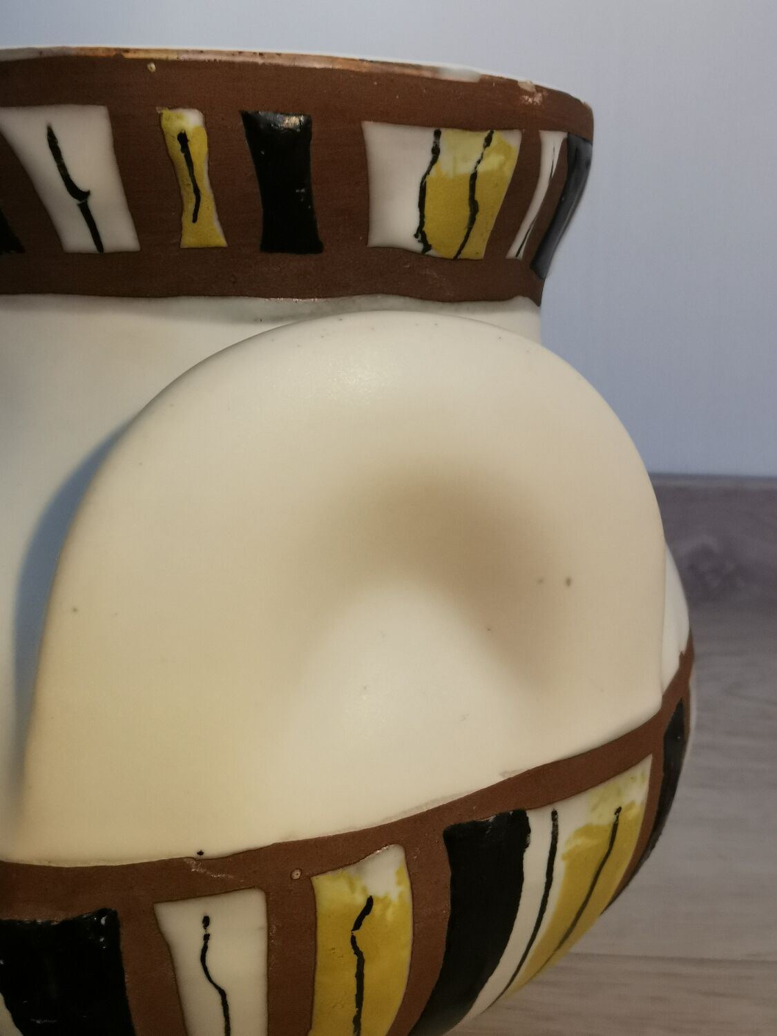 Vase à oreilles par Roger Capron Vallauris 50/60's