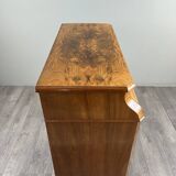 Walnut toilet commode, 19th century