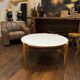 Table basse ronde vintage