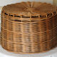 Rattan ottoman
