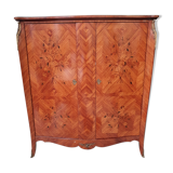 Armoire 2 portes marqueterie