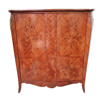 Armoire 2 portes marqueterie