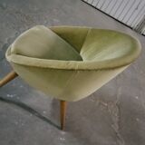 Fauteuil œuf  EGG années 50 style Jean Royere