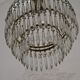 Lustre vintage entièrement en cristal