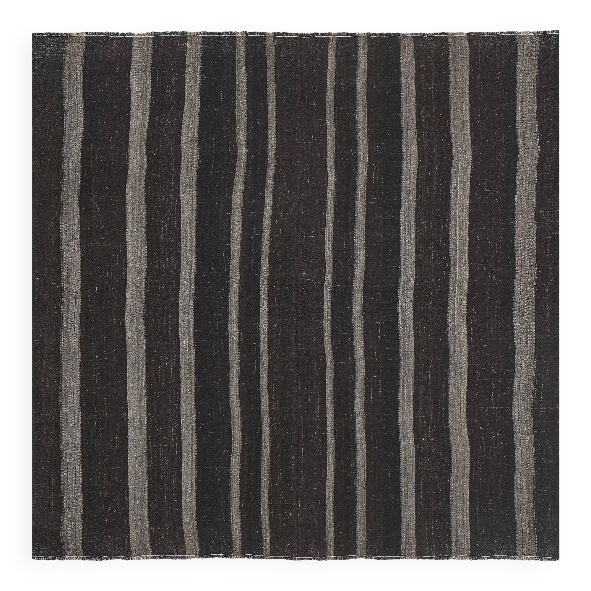 Vintage Turkish kilim handwoven 223x234 cm