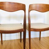 Pair of teak chairs