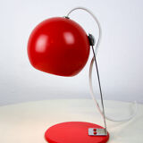 Mid-century red table lamp