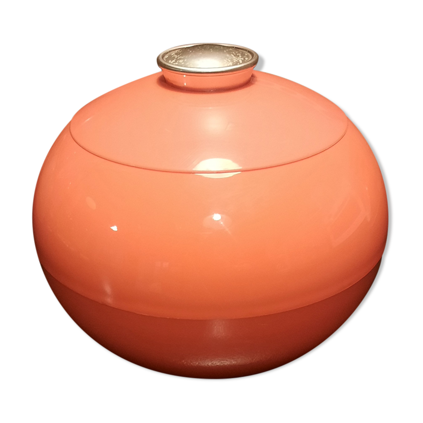 Orange ice bucket
