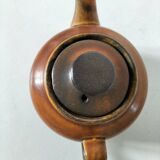 Vintage KW Feuerfest teapot – brown stoneware, 1960s–70s