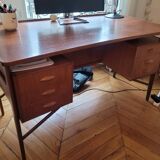 Danish teak desk, 1960s