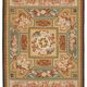 Handmade European Vintage Aubusson Kilim 275 cm x 364 cm