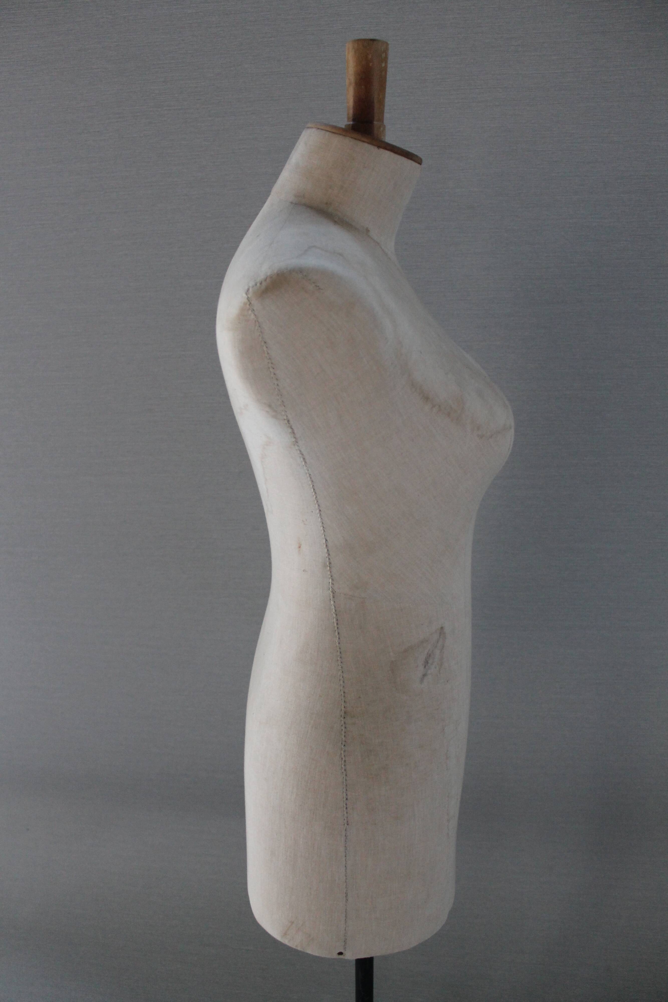 Woman couture mannequin-bust - early 20th century