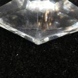 11 wine glasses in Crystal cut with diamond tip CRISTALLERIE DE LORRAINE