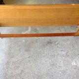 Vintage rattan wood bed