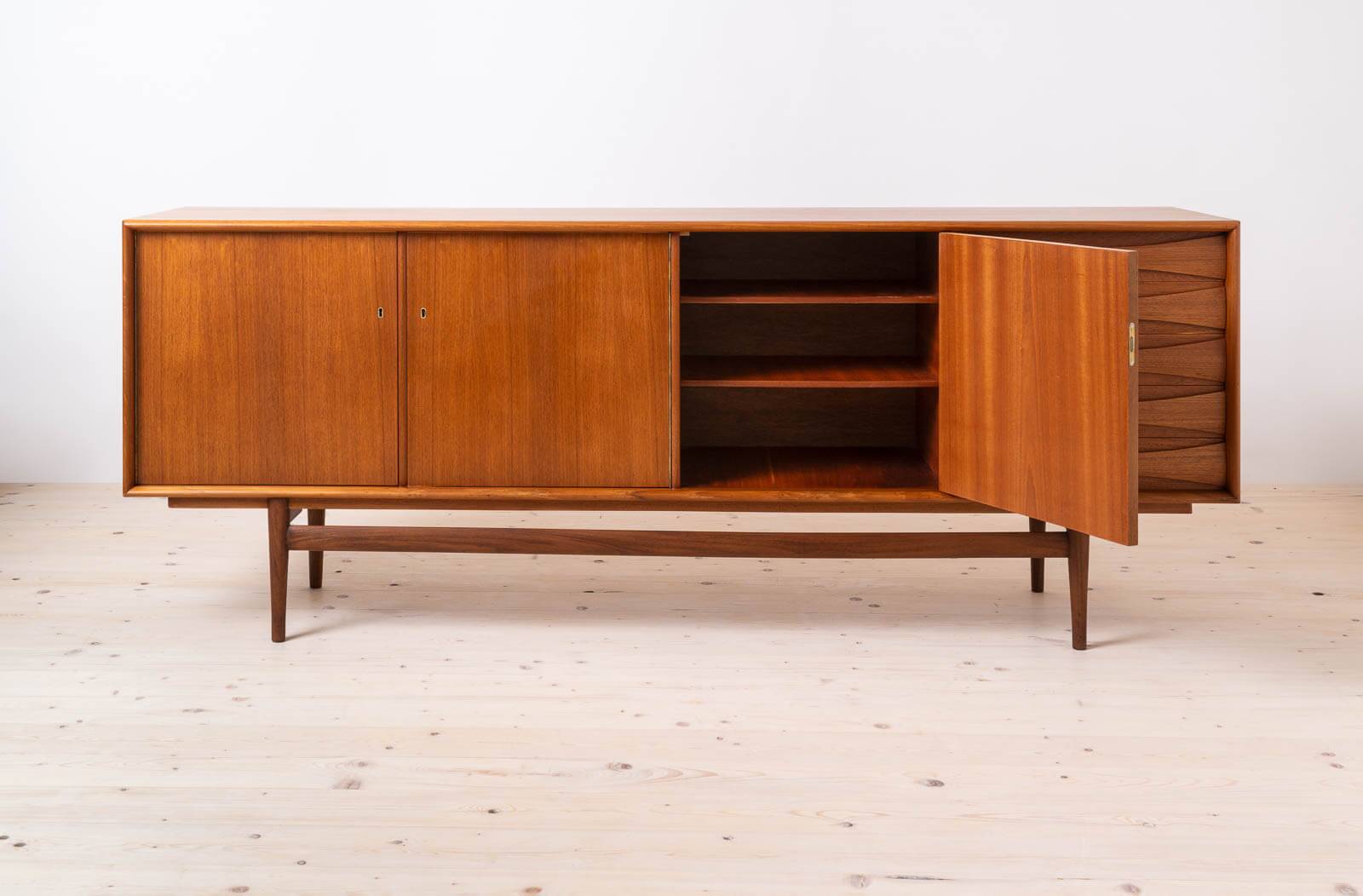 Sven Andersen teak sideboard, Scandinavian modern, mid-century modern, 1950s