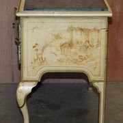 Chinoiserie Buffet with Marble Top in Chippendale Style