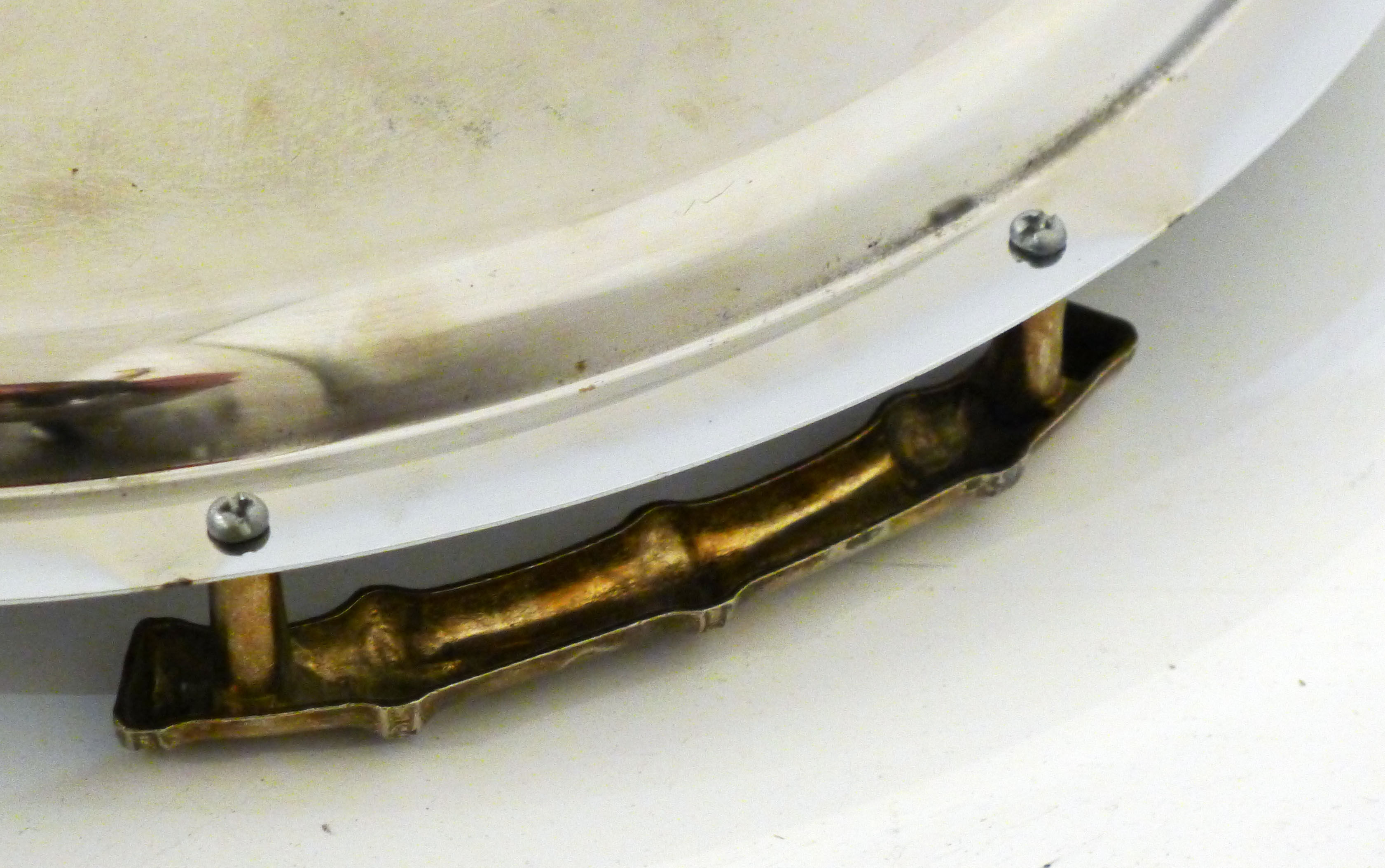 Round tray bamboo coves