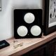 Unique 70s Lamp Wall Panel with Glossy Glass Spheres - Luxury Space Age Lighting