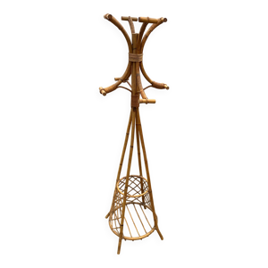 Portemanteau en rotin,