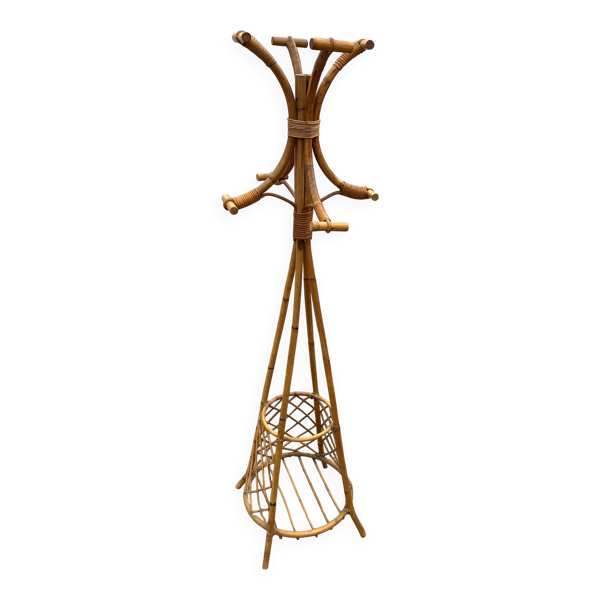 Portemanteau en rotin, 1970