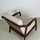Danish easy chair in afromosia by Brockmann Petersen for Randers, 1960s