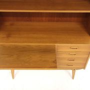 Secrétaire scandinave en teck et en chêne, Suède, 1960