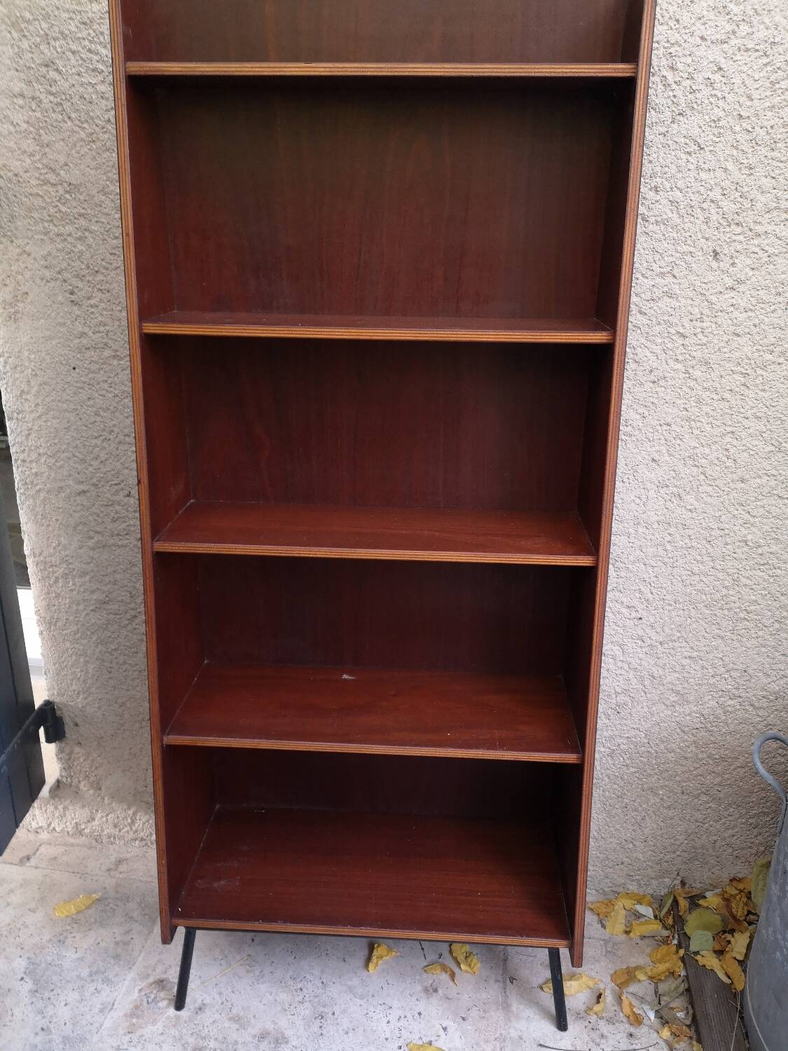 70s bookcase shelf