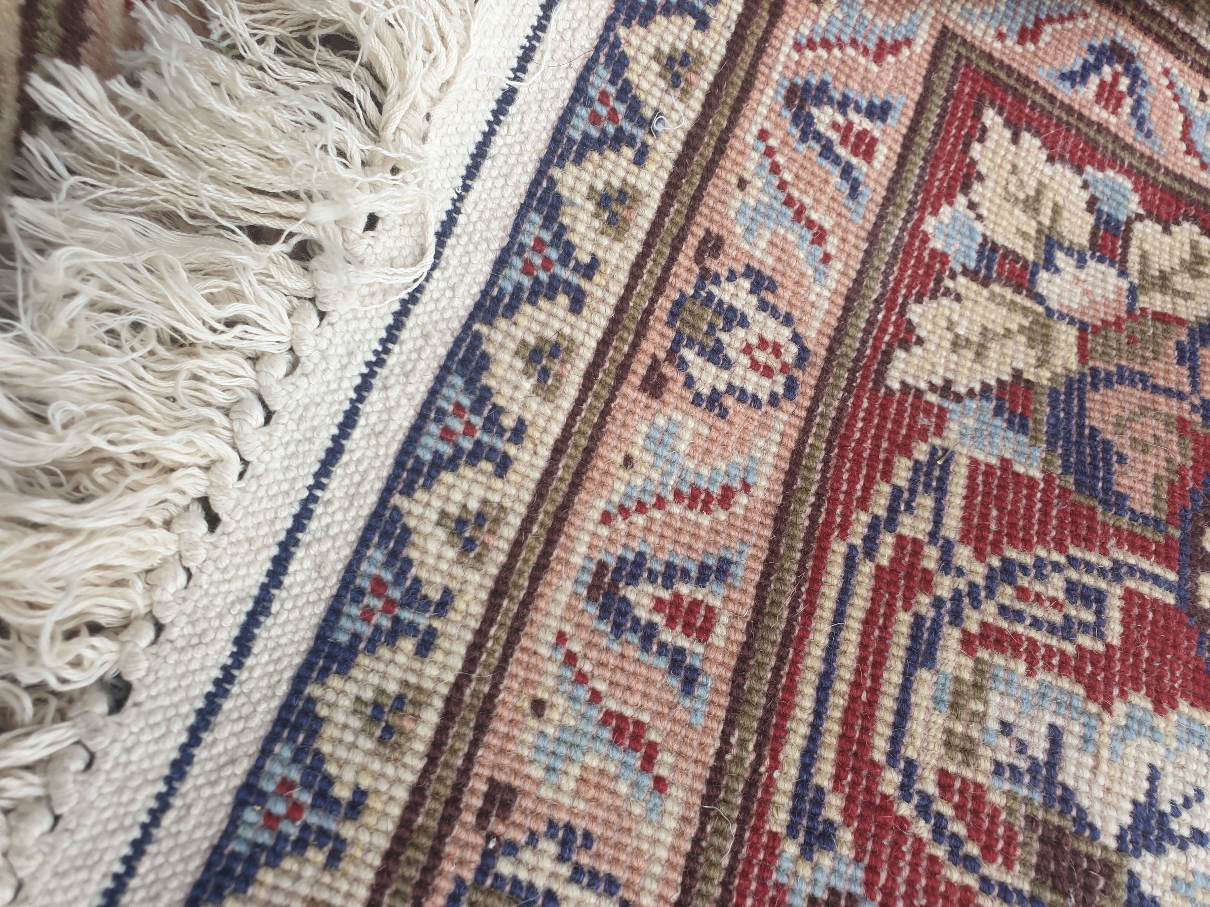 Persian silk wool rug