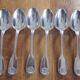 12 christofle entremet in silver metal