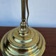 Swan neck brass lamp Art Nouveau