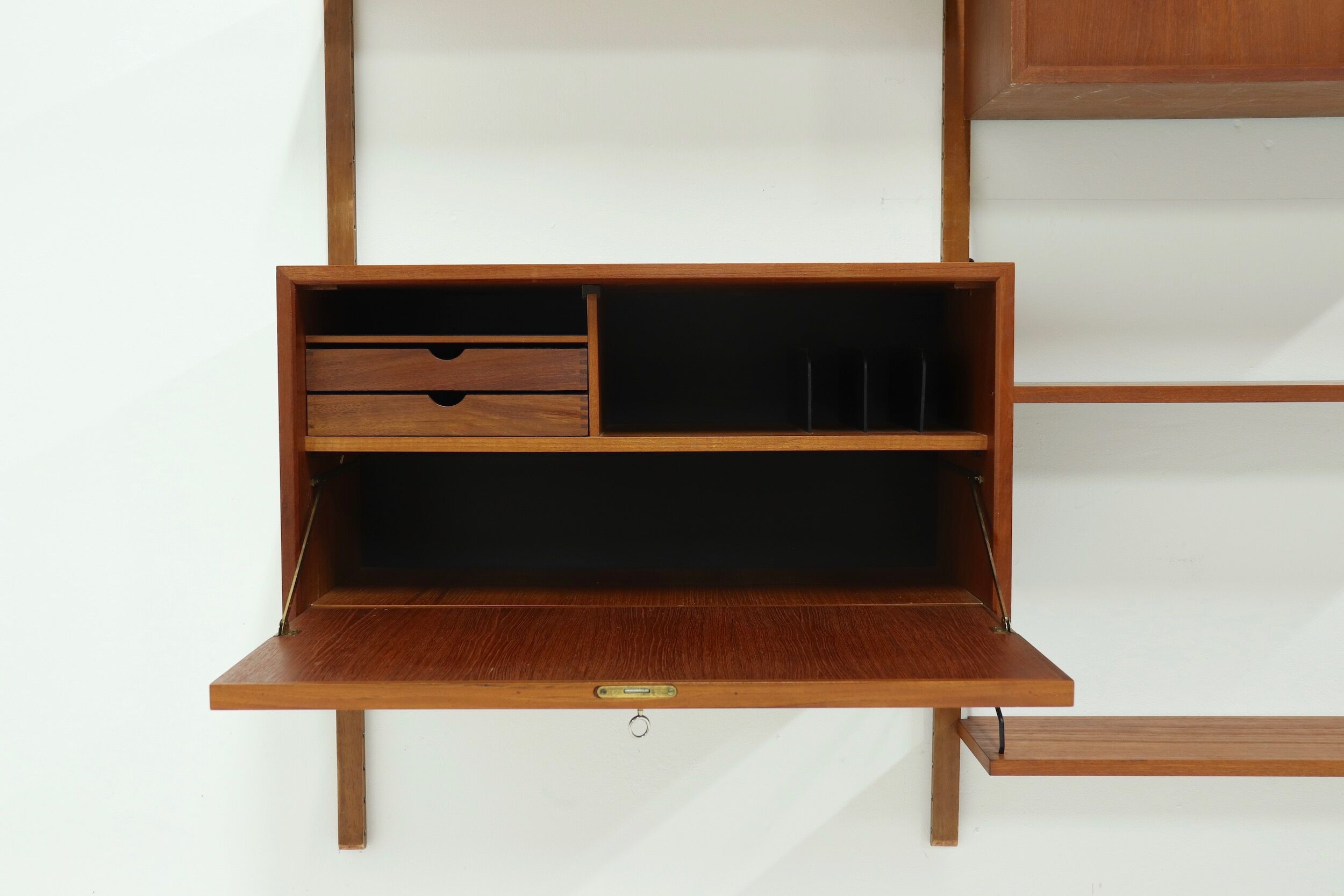 Royal system teak wall unit by Poul Cadovius for Cado Denmark, 1960's