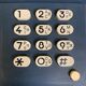 Téléphone vintage Socotel S63 bleu