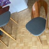 4 chaises du designer Tcheque Antonin Suman pour Tatra Nabytok