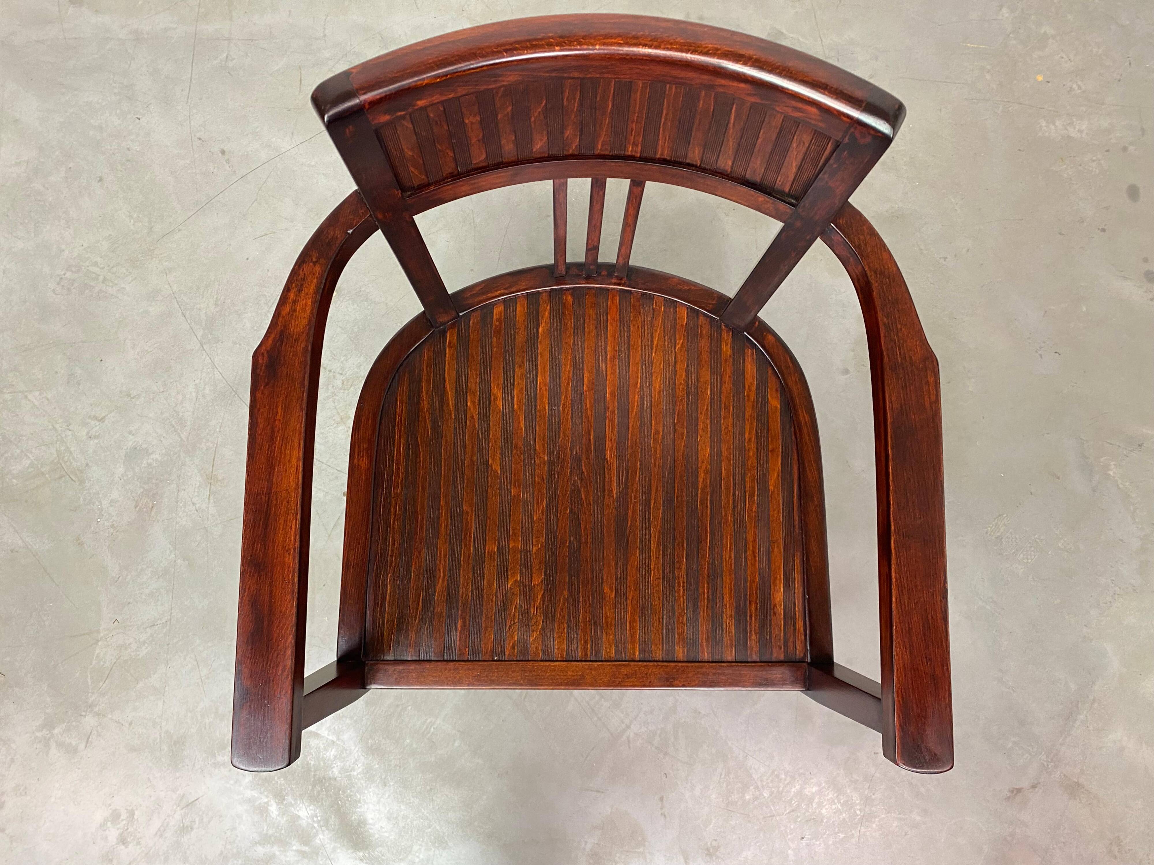 Art Nouveau office chair