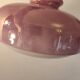 Purple and white opaline pendant light from the 60s/70s.