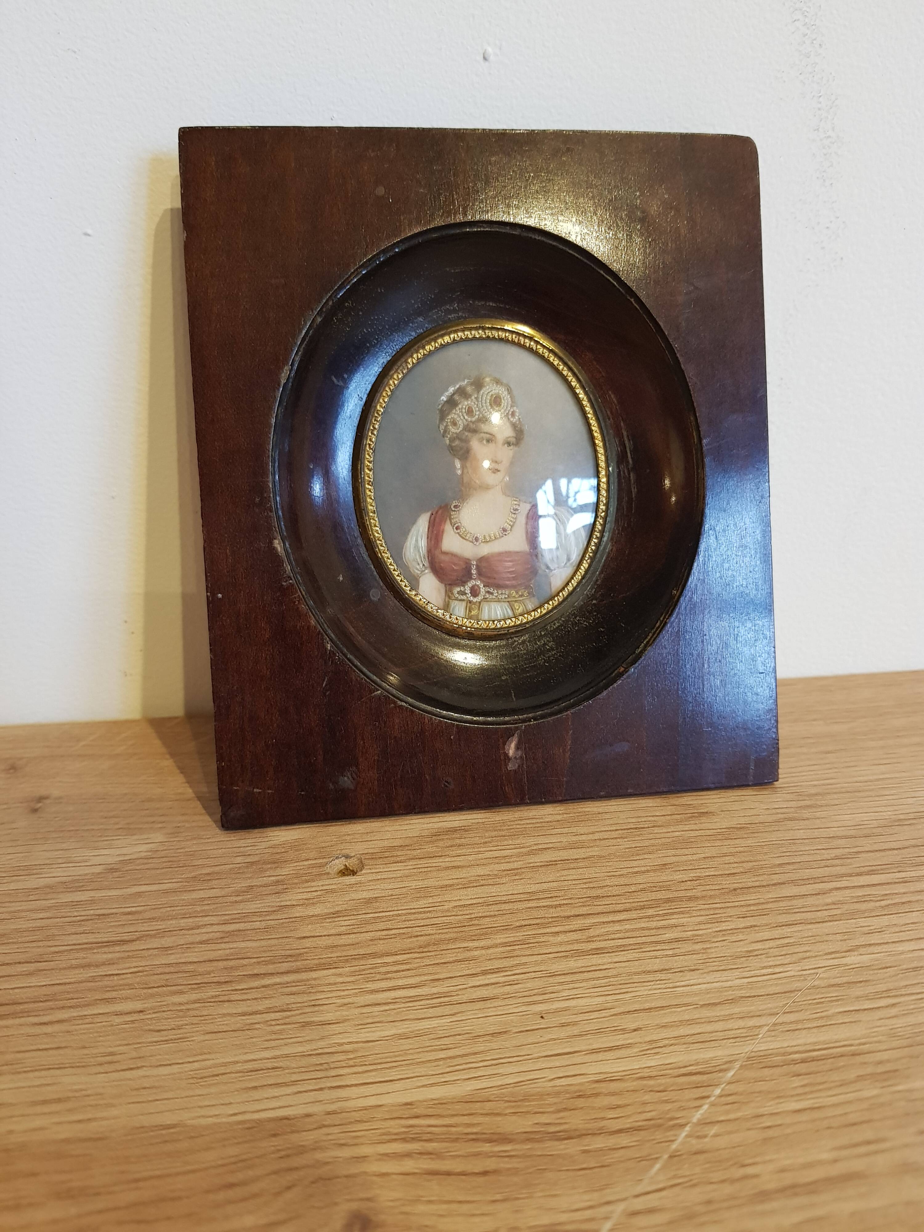 Miniature on Ivory Josephine