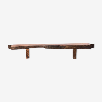Wooden serving board on legs | old wooden tapas board