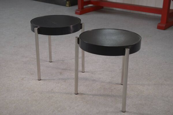Paire de tables d'appoint par Tavolino Brighella pour Zanotta 1980's