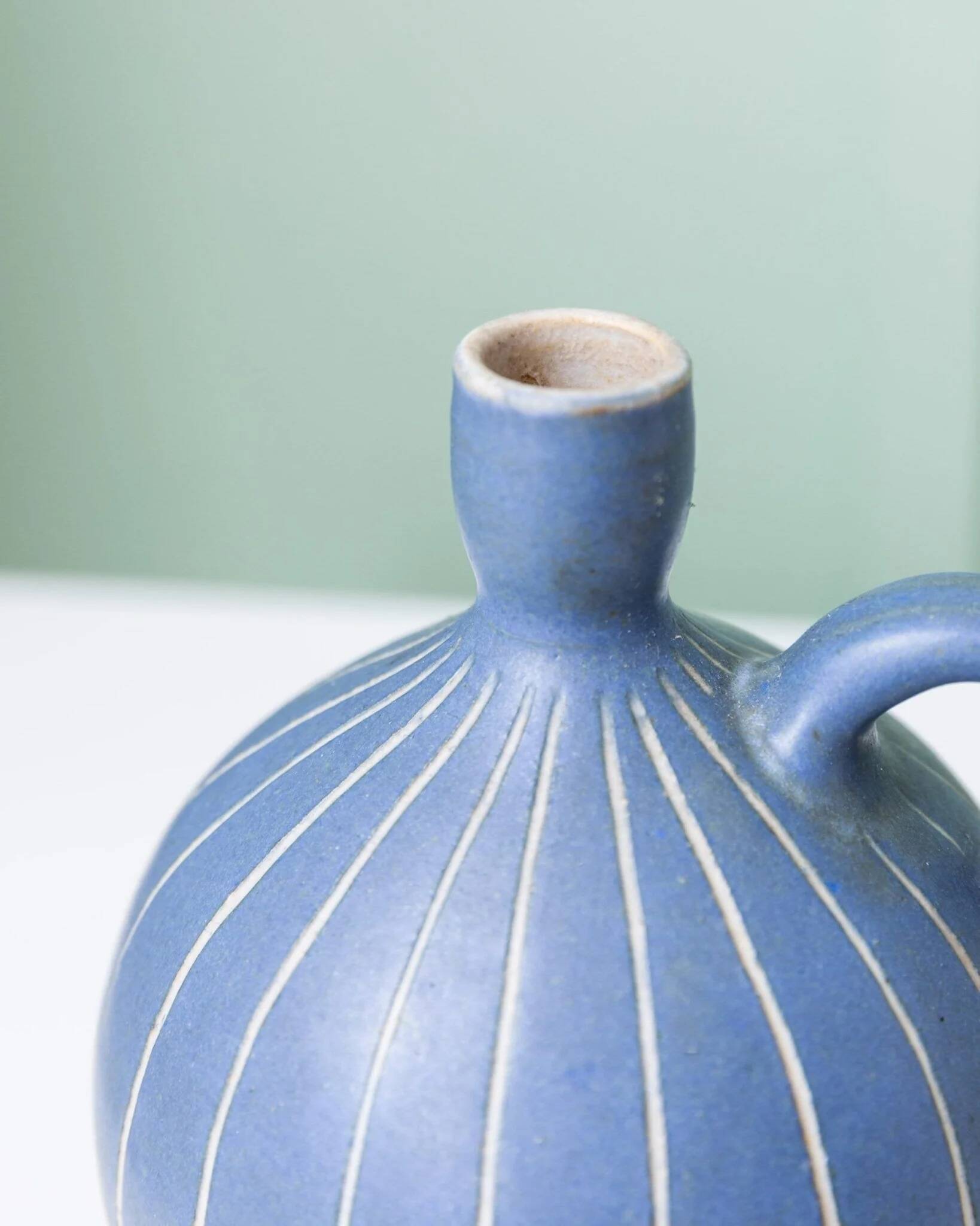 Vintage vase - Carl Fischer for PGH Bürgel - Mid-Century ceramic - 1960s