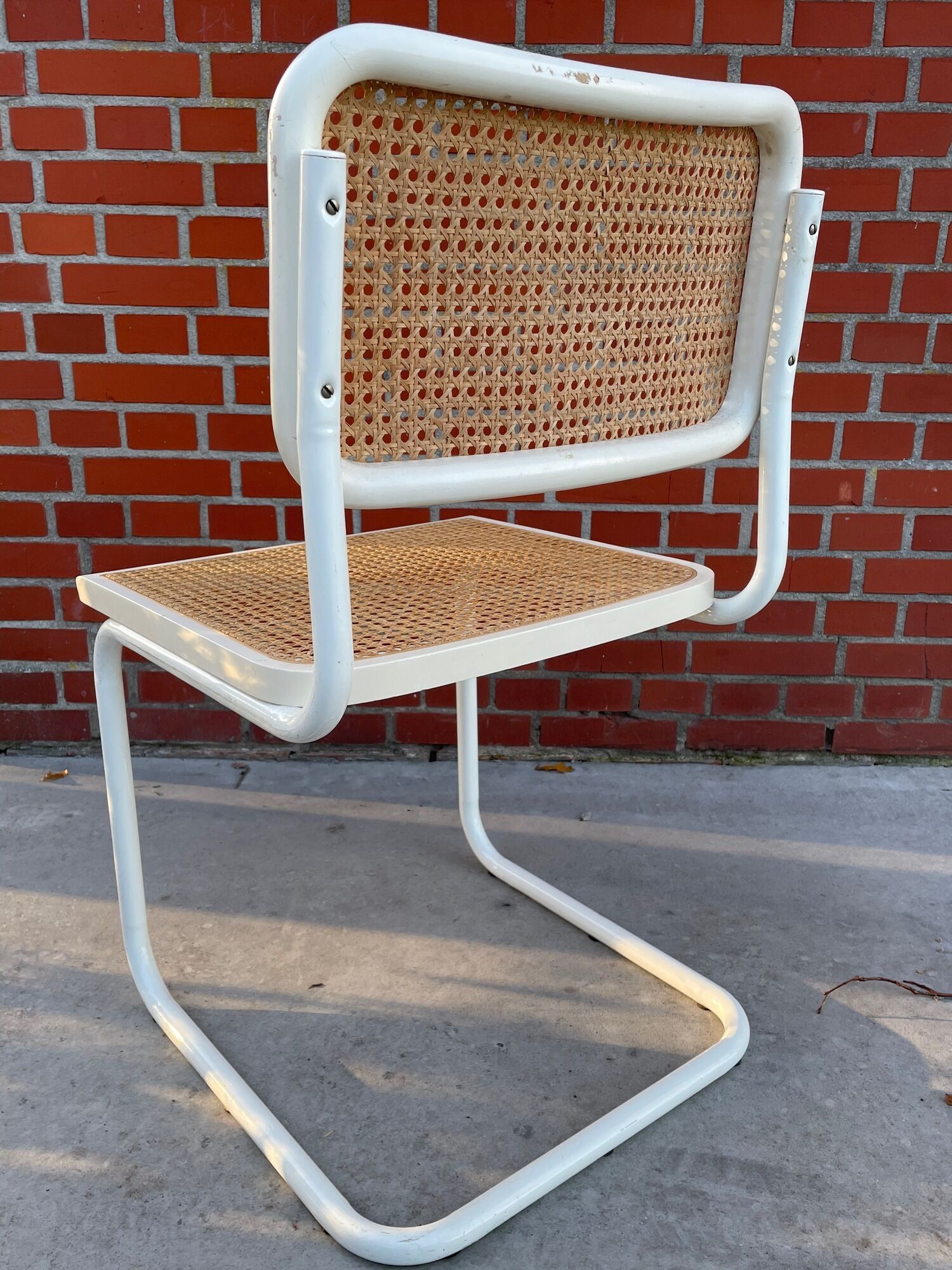 Suite of 4 chairs Cesca by Marcel Breuer made in Italy