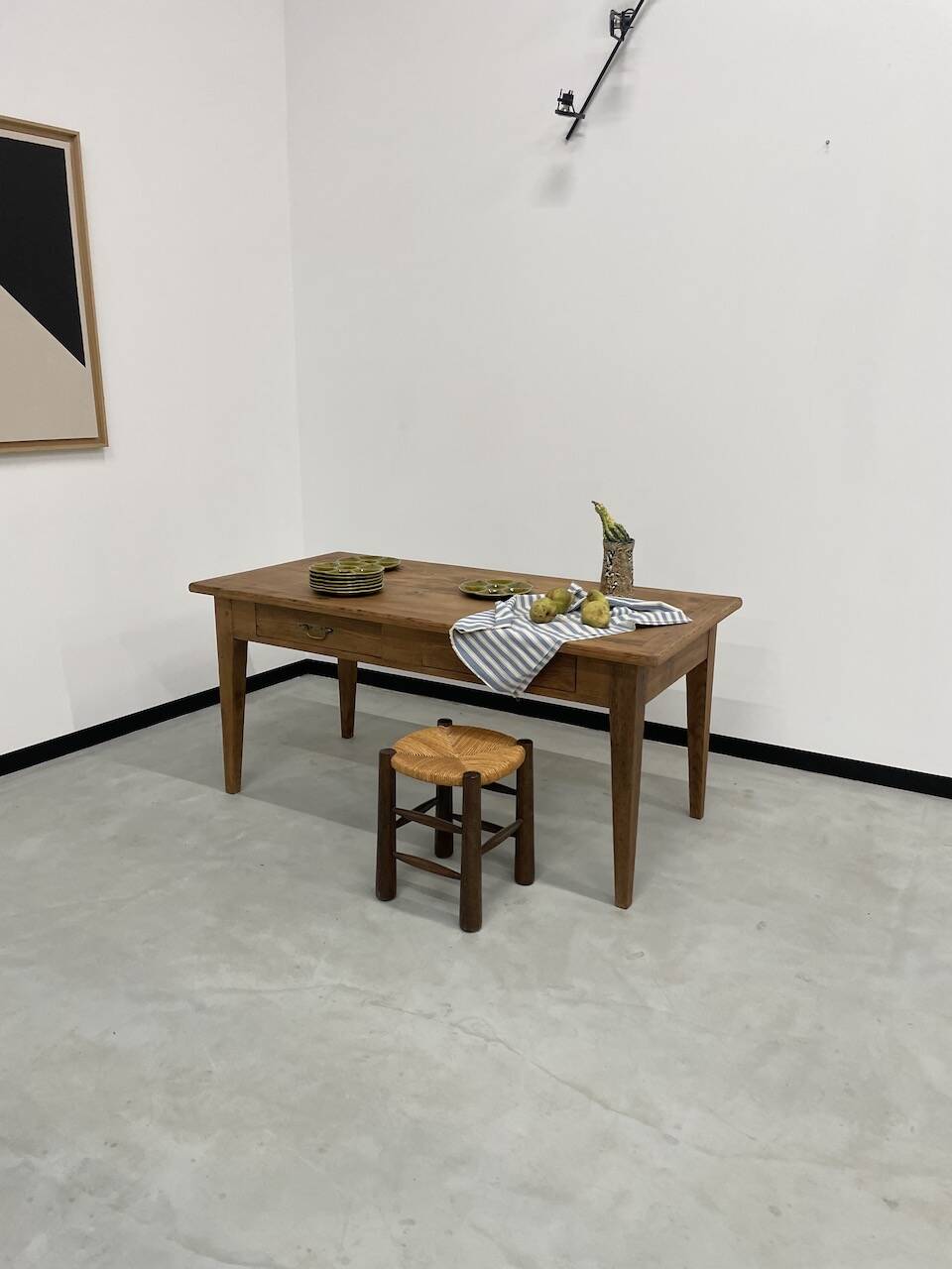 Pine farm table 165 cm