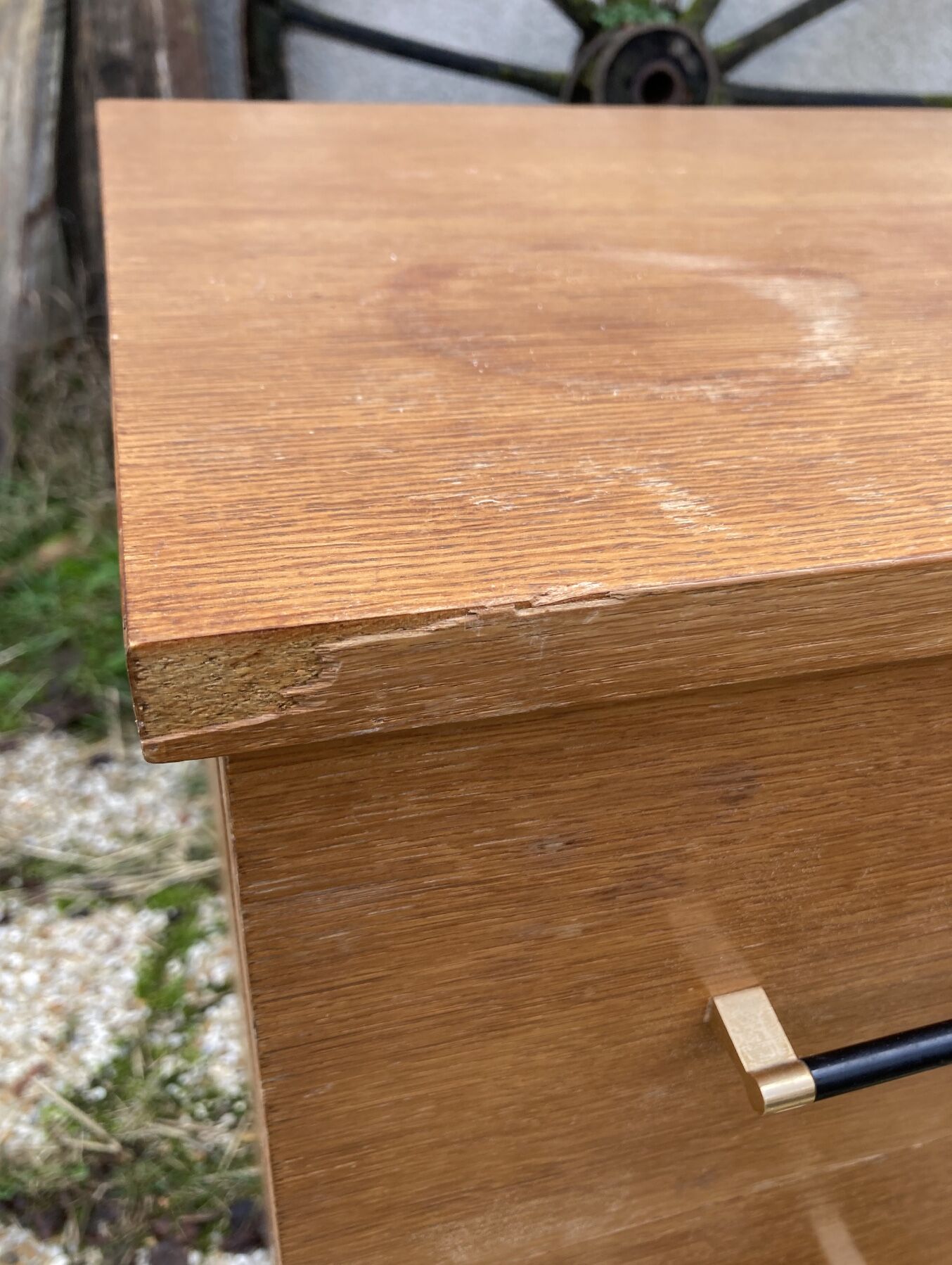 Commode pieds compas vintage