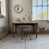Oak desk with spindle legs, 1950s