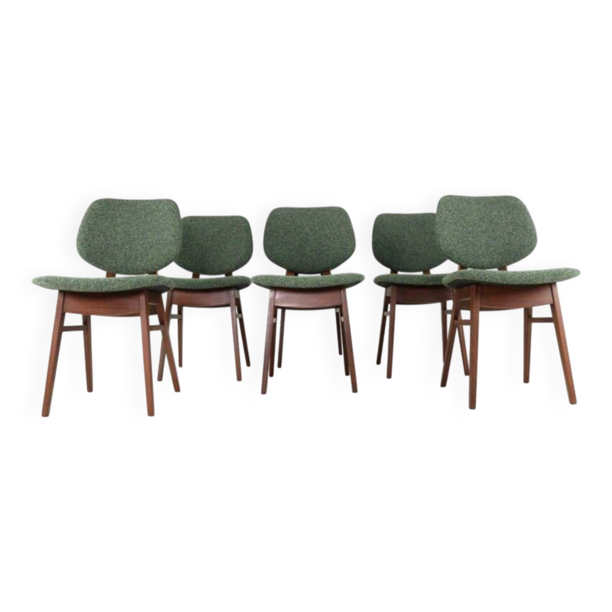 Set of 6 Dutch dining chairs 'Zegge'