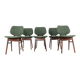 Set of 6 Dutch dining chairs 'Zegge'