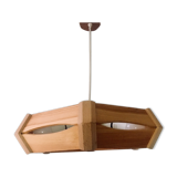 Scandinavian style wooden hanging lamp