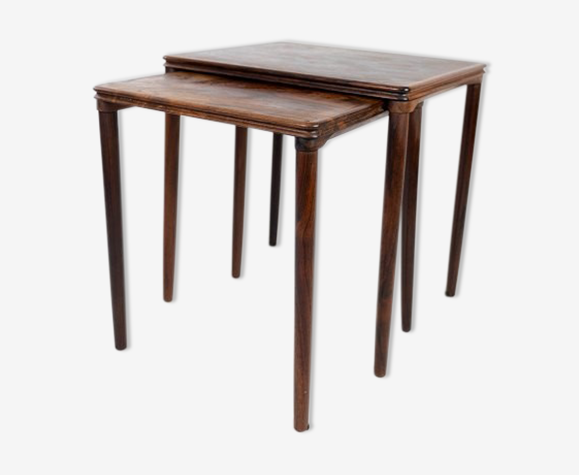 Nesting tables in rosewood of danish design from the 1960s.