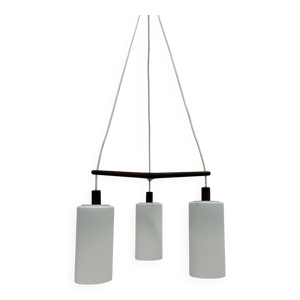 Suspension en teck et - opalin